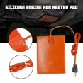 thumbnail image 5 of Car Engine Oil Pan Tank Heater Pad 300w Silicone Heating Pad Engine Oil Tank Waterproof With Eu Plu, 5 of 5