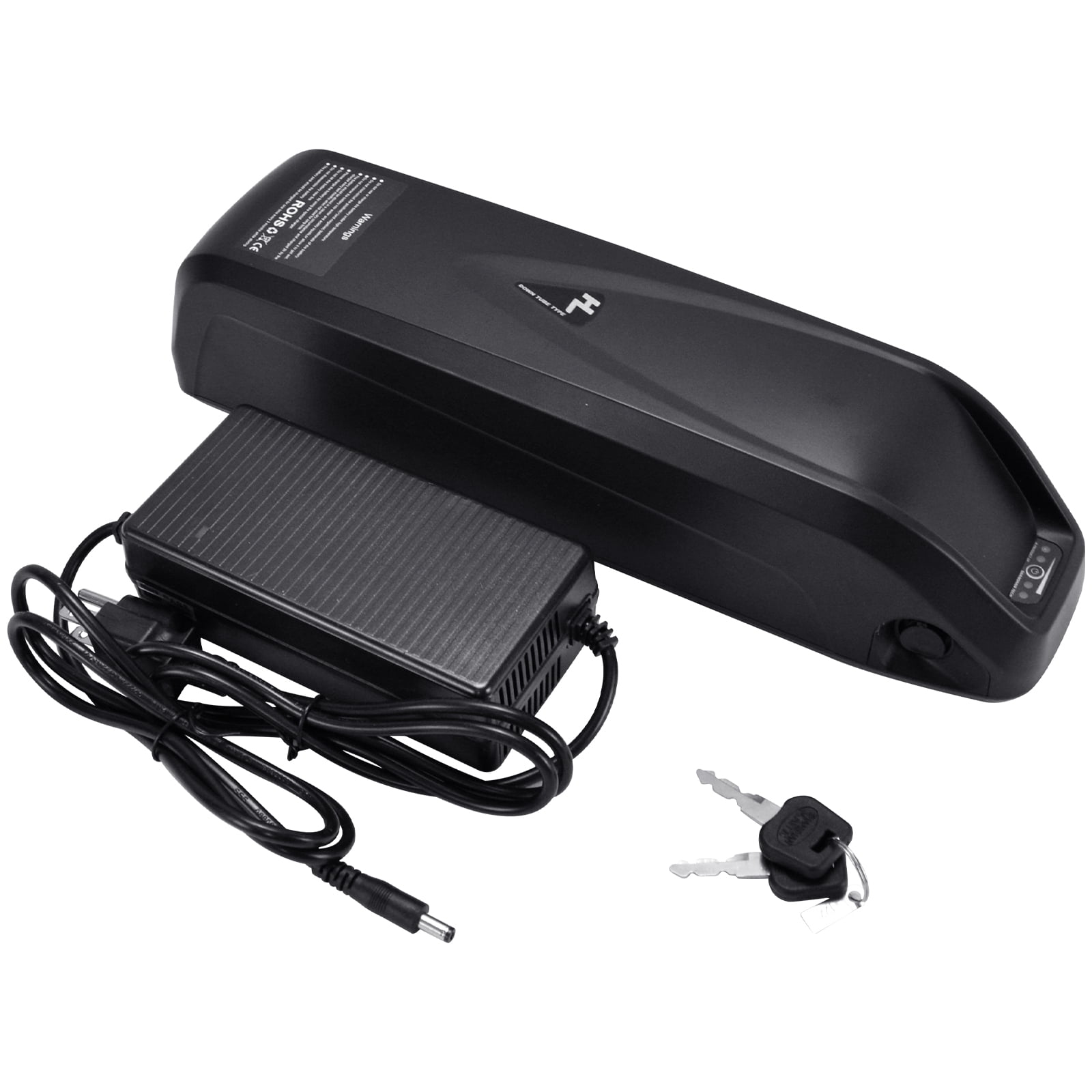 Voilamart 36V 10.4Ah LiIon Replacement Ebike Battery with Charger for