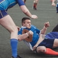 thumbnail image 1 of Minkissy 1Pc Professional Rugby Ball for Player Training with Eco Friendly PU Material in Assorted Color, 1 of 4