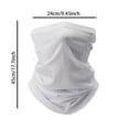 thumbnail image 2 of Lightweight Neck Gaiter Breathable Face Cover Sun Shield for Cycling Hiking Outdoor Work 9.4x18.1 Inch, 2 of 2