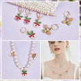 thumbnail image 5 of 24 Pcs Bee Potted Plants Stitch Markers Alloy Enamel Crochet Stitch Marker Charms 304 Stainless Steel Clasp Locking Stitch Marker for Knitting Weaving Sewing Jewelry Making HJEW-AB00042-US6 for DIY, 5 of 6