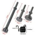 thumbnail image 2 of 4 Pcs Air Hammer Bits Set Pneumatic Air Hammer Pneumatic Chisel Bits Tool Accessories ,Powerful, 2 of 4