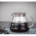 thumbnail image 7 of Wooden Brackets Glass Coffee Dripper and Pot Set，Glass Coffee Filter Reusable Coffee Filters, 7 of 7