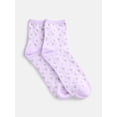 thumbnail image 2 of No Boundaries Women's Ankle Socks, 3-Pack, Size 4-10, 2 of 3