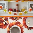 thumbnail image 6 of Visland Faux Maple Leaves 8cm “Artificial” Fabric Mix Color Autumn Bouquet (100 Count), 6 of 8