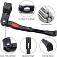 thumbnail image 5 of Bike Kickstand, Aluminum Adjustable Height Rear Side Bicycle Kick Stand for 20''- 28'' Adult Bikes , Mountain Bike, Road Bike Bicycles, 5 of 7