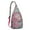 Rose-red-10, variant on Cultural Heritage Sling Backpack - Spiritual Mandala & Tribal Motifs, Lightweight Anti-Theft Daypack