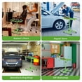 thumbnail image 4 of Towallmark Rolling Tool Tray with Wheels, Adjustable Height Mobile Work Table, 300Lbs Capacity, Mobile Rolling Tool Table for Garage, Shop, 29×20×34In, Green, 4 of 6