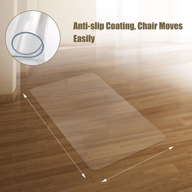 Ktaxon 36 x 48 Pvc Chair Floor Mat Home Office Protector for Hard Wood  Floors - ktaxon