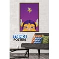 thumbnail image 2 of NFL Minnesota Vikings - S. Preston Mascot Victor 20 Wall Poster, 22.375" x 34", Framed, 2 of 3