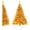 Gold, variant on vidaXL Christmas Tree Decoration Artificial Half-Circle Tree with Stand PVC