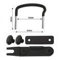 thumbnail image 4 of U Clips Car Mounting Fitting Installation Accessory Luggage Rack Van Roof Clamp Metal Rooftop Flat, 4 of 7