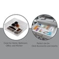thumbnail image 5 of Simplify Large Square Drawer Organizer, Clear, 5 of 9