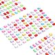 thumbnail image 1 of Uxcell 440 Pcs Gems Stickers para manualidades, 5 hojas de gemas autoadhesivas, pegatinas de strass rectangulares, multicolor, 1 of 5