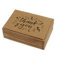 thumbnail image 3 of 20pcs Kraft Paper Thank You Note With Envelopes For Xmas Greeting Decor 9, 3 of 10