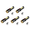 thumbnail image 3 of 5 uds XPE COB LED linterna de Camping impermeable lámpara de antorcha de 4 modos para exteriores (dorado), 3 of 3