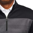 thumbnail image 4 of Pebble Beach Men's Dry-Luxe Performance 1/4 Zip Pullover (Black, X-Large), 4 of 4