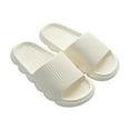 thumbnail image 2 of Azrian Sandals Women Dressy,Couple Indoor Cute Eva Slippers Non-slip Men Women Household Sandals and Slippers New Home Essentials Beige 6.5(36-37), 2 of 7