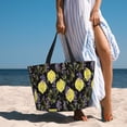 thumbnail image 6 of Honeii Lavender Flowers for Tote Bag with Adjustable Strap,Beach Bag, Waterproof Sandproof Beach Tote Bag, Large Capacity Foldable Beach Bags, 6 of 7