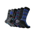 thumbnail image 3 of Mio Marino Mens Dress Socks - Moisture Control - Everyday Crew Socks - 6 Pack, 3 of 6