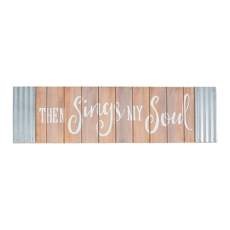 UPC: 0192073659022 | Then Sings My Soul Wall Sign – Home Decor – 1 Piece