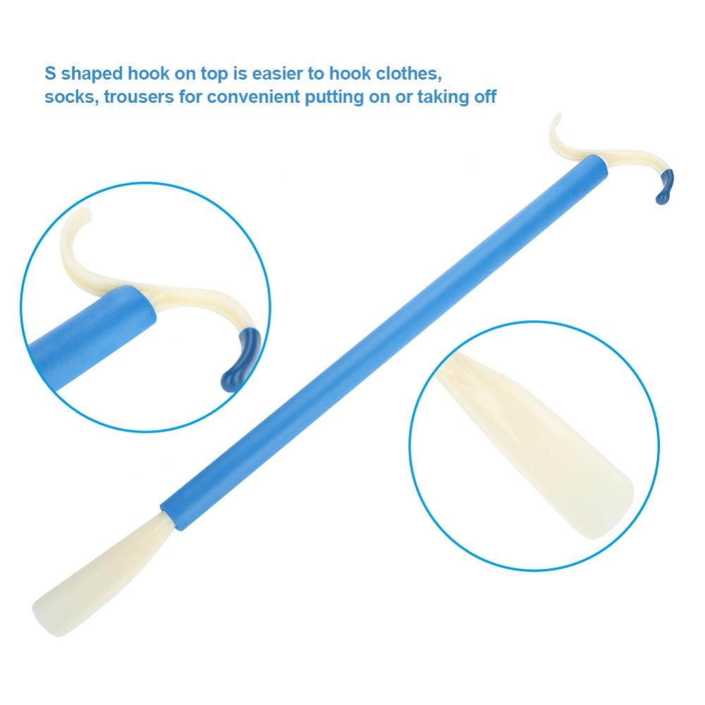 TOPINCN Long Dressing Aid Stick, Disability Dressing Aid, Mobility Disability Dressing Aid Easy