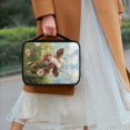 thumbnail image 3 of ZUXONGSY Cow Daisy Cloud Print Bible Cover for Women Men Music Note Pattern Bible Case Bible Carrying Case with Handle Large Church Bag Zippered Bible Tote Bible Gift Handbag, 3 of 6
