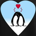 thumbnail image 3 of CafePress - Loving Penguins Women's Dark Pajamas - Women's Short Sleeve Print T-Shirt and Pants Dark Cotton Pajama Set, 3 of 7