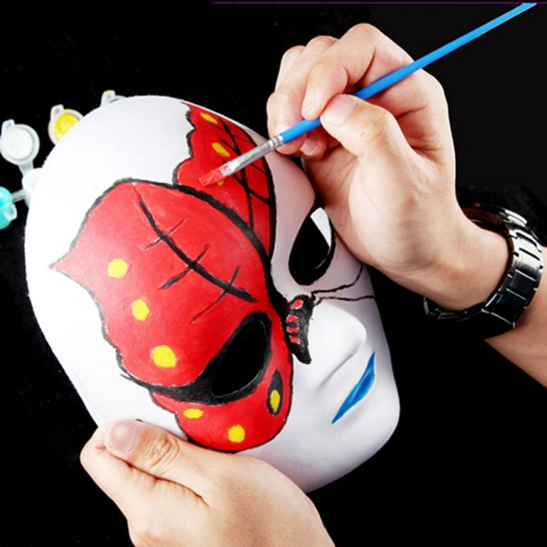 15pcs DIY Paintable Blank Mask Paper Art Masks DIY Blank Masks DIY Painting  Masks for Masquerade Cosplay Party - AliExpress