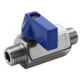 thumbnail image 5 of Stainless Steel Ball Valve - 1/4 Inch Npt Thread Male Mini Ball Valve, 5 of 5