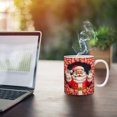thumbnail image 5 of EUDIDV Decorative Ceramic Mug Christmas Mug Inflated Snowman Mug, Santa Mug Press Puffy Design 15oz 11oz Coffe Large Ceramic Mug, 5 of 5