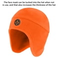 thumbnail image 3 of BASSDASH Soft Fleece 2-in-1 Hat with Ski Mask Ear Flap Fishing Hunting Beanie for Men Women Cold Weather, 3 of 6