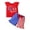 Red, variant on FDDMis Tween Girl Clothing Set Ballerina Outfit for Girls Toddler Girl Holiday Outfits Blue Shirt White Shorts Junior Girls Clothes, Red 18-24 Months