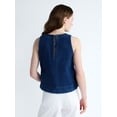 thumbnail image 3 of Free Assembly Women's Sleeveless Cropped Top, Sizes XS-XXL, 3 of 5