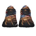 thumbnail image 5 of Chesapeake Bay Retriever Dog American Flag Shoes Women's Fashion Sneakers Tennis Running Shoes for Men Women Black Size 11.5, 5 of 7
