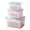 Blue, variant on KGJQ 3PCS Crisper Box Airtight Food Storage Containers with Removable Drain Basket Stackable Meal Prep Containers for Fruits And Vegetables