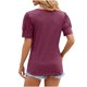 thumbnail image 4 of Fiudx Liquidación de Ofertas Flash Tops con Estampado de Moda para Mujer, Blusa de Manga Corta, Camisetas Divertidas con Cuello Redondo, 4 of 4