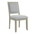 thumbnail image 2 of Steve Silver Carena Polyester Upholstered Side Chair in Brown (Set of 2), 2 of 5