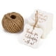 thumbnail image 5 of Etiquetas colgantes para ropa en relieve de papel Kraft biodegradable de lujo, etiqueta colgante para ropa Sincero Hogar, 5 of 6