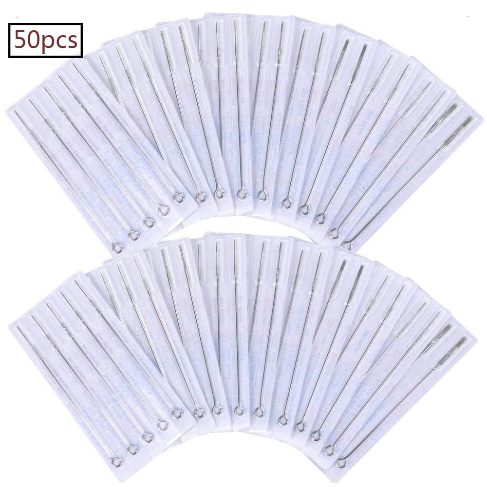 Tattoo needles 50 pieces mixed tattoo gun needles 1RL 3RL 5RL 7RL 9RL