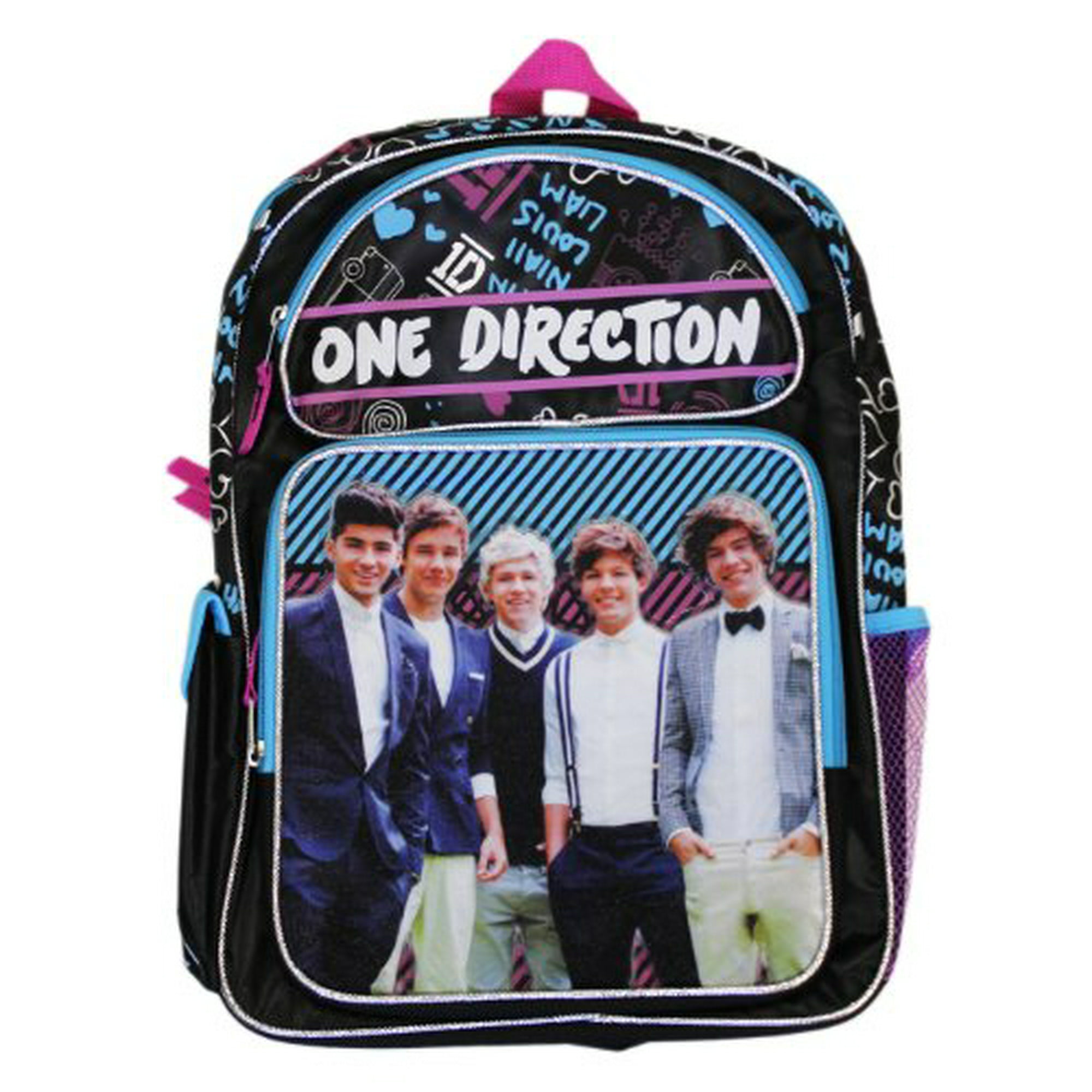 School Bag Thing 1d Backpack Backpack One Direction Black