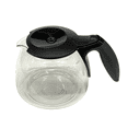 thumbnail image 2 of 0X63104704 Coffee Maker Glass Carafe, AromaDeluxe, Black, fits Braun KF500 KF510, 2 of 6