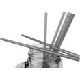 thumbnail image 2 of Made in USA Pack of 250 Jumbo Silver (10" X 0.28") Unwrapped Plastic Smoothie Drinking Straws (Non-toxic, BPA-free), 2 of 5