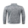 thumbnail image 4 of Men Zip Up Knit Jacket Casual Loose Stand Collar Long Sleeve Jacket, 4 of 6