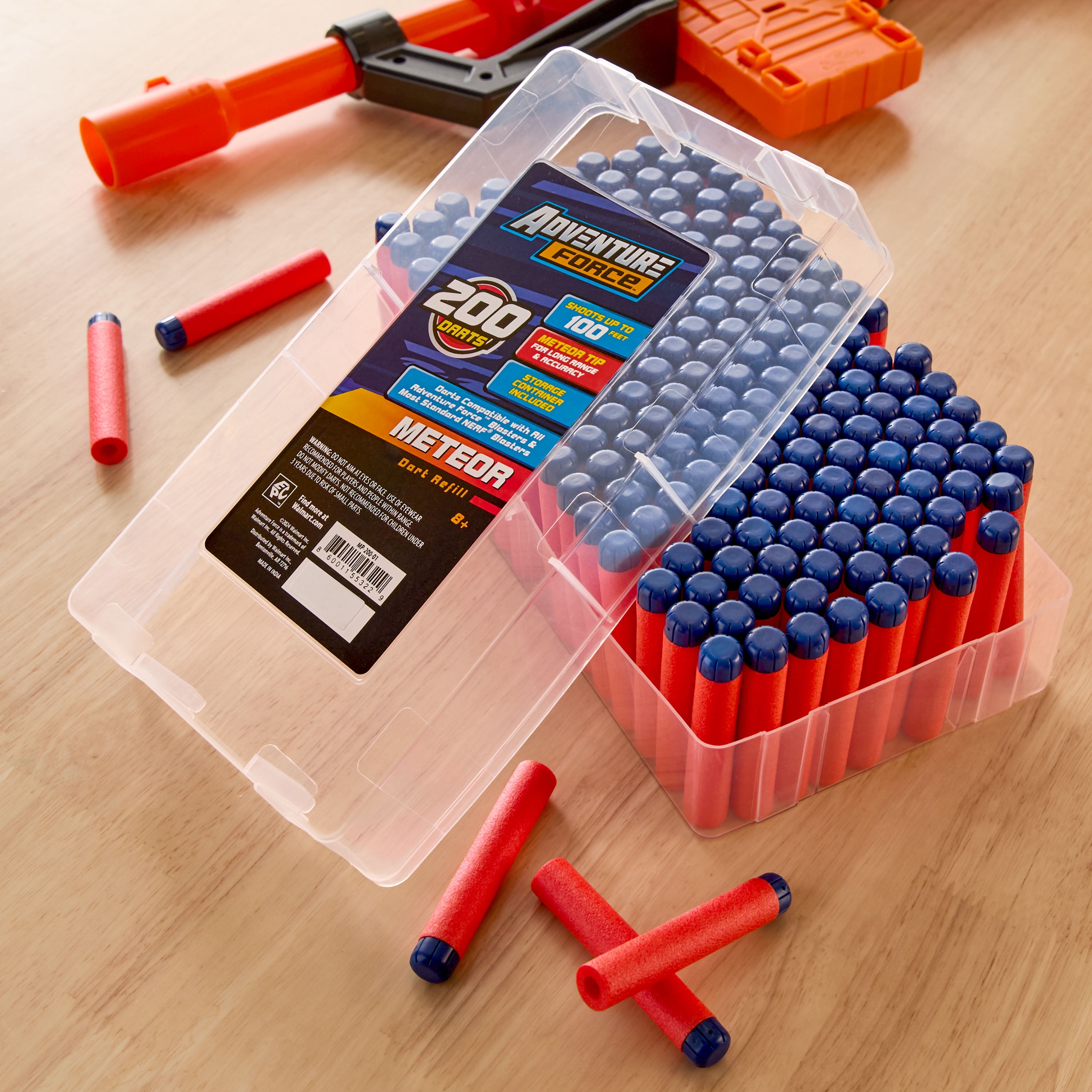AF Meteor Darts Refill, 200 Pack for Indoor Playgrounds - Walmart