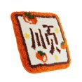 thumbnail image 3 of Cojín de asiento, cojín de asiento de 16x16 pulgadas, suave flocado, cómodo tapete para silla de comedor, cojín para silla de cocina para oficina, coc naranja, 3 of 8