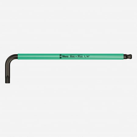 

Wera 022636 1/4 x 185mm Hex + Ball End Hex L-key (Turquoise)