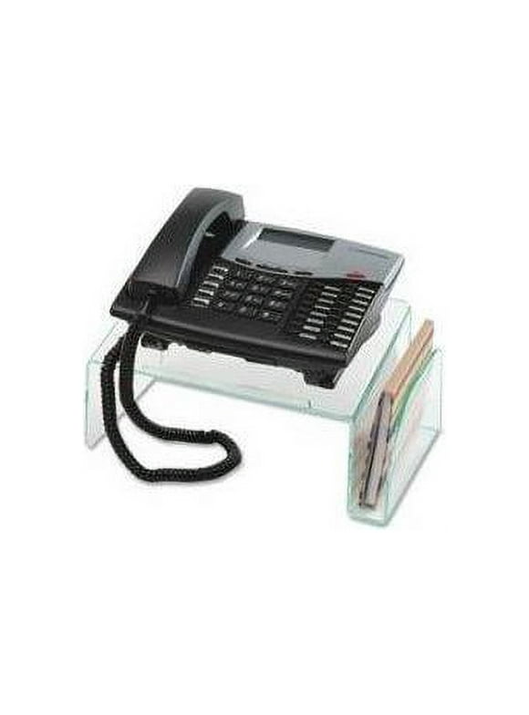 Lorell, LLR80661, Acrylic Phone Stand, 1 Each, Clear,Green