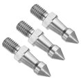 thumbnail image 1 of Unique Bargains M8 Thread Tripod Spike, 3 Pack Camera Tripod Ground Spike Screw Spike Mount Adapter Style 2, Silver, 1 of 6