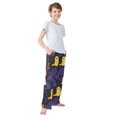 thumbnail image 3 of FORMRS Boys Pajama Pants with Pockets Size 11-12Y Kids Lounge Sleep Bottoms, Halloween Colorful Ghosts, 3 of 8